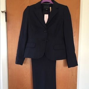 Banana Republic blue pinstripe pant suit